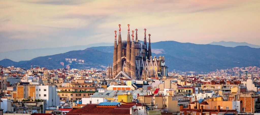vista panorâmica de Barcelona