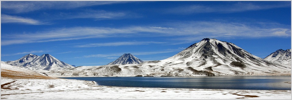 Detalhe da Cordilheira dos Andes, no Chile